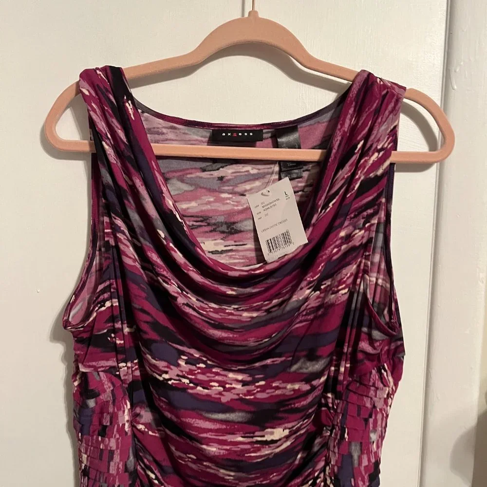 NEW AXCESS SLEEVELESS DRESS SZ L - Picture 2 of 6